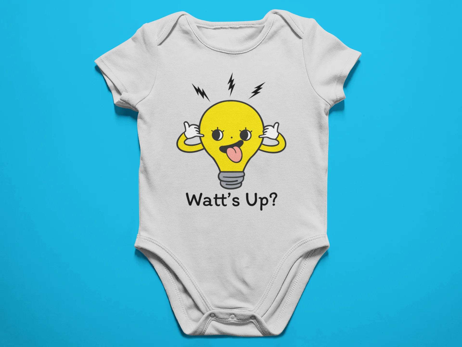 WATT'S UP? - Baby Bodysuit Onesies for Boys and Girls product image (3)