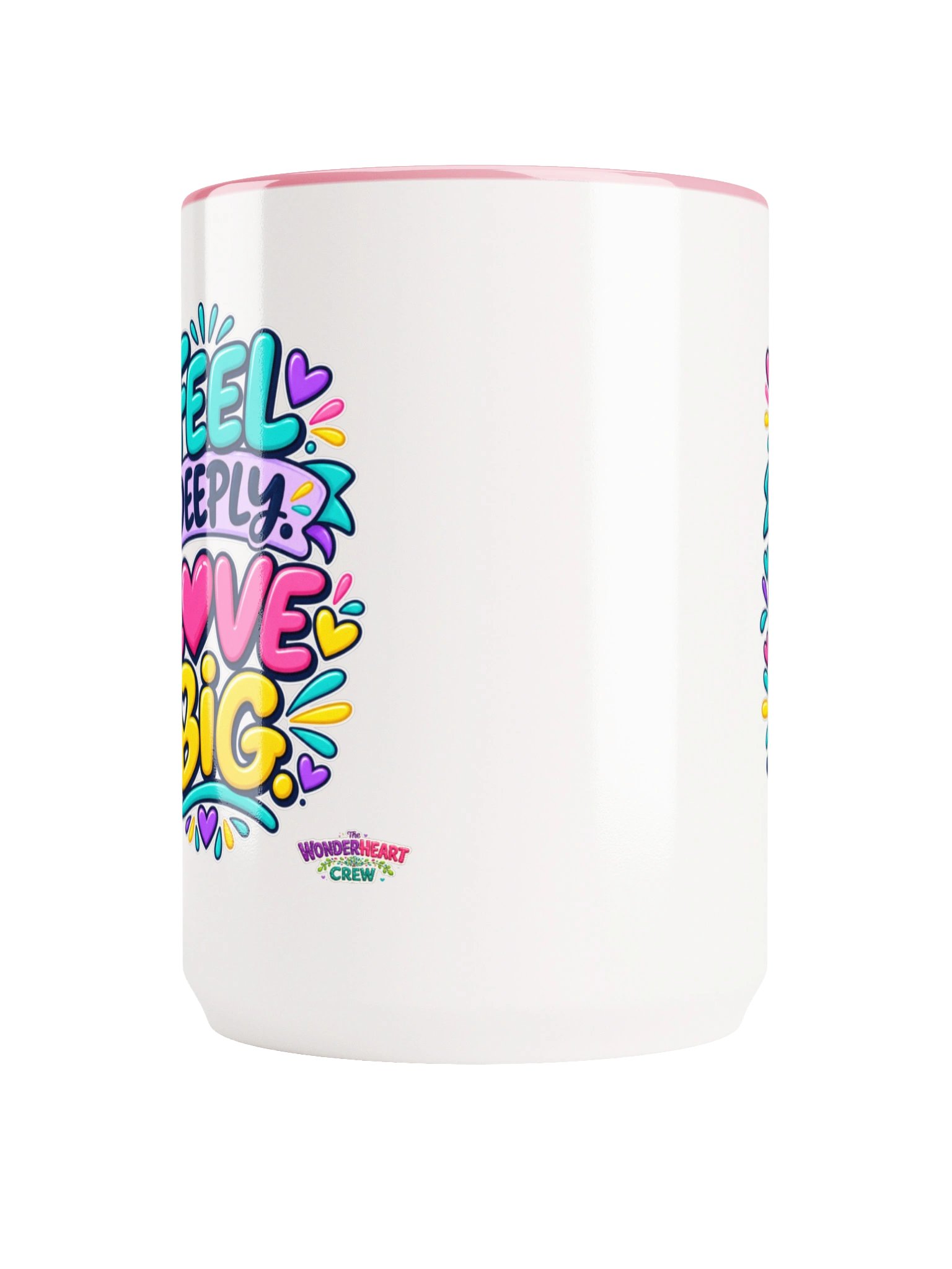 15 oz. Inspirational Mug - Feel Deeply. Love Big. product image (5)