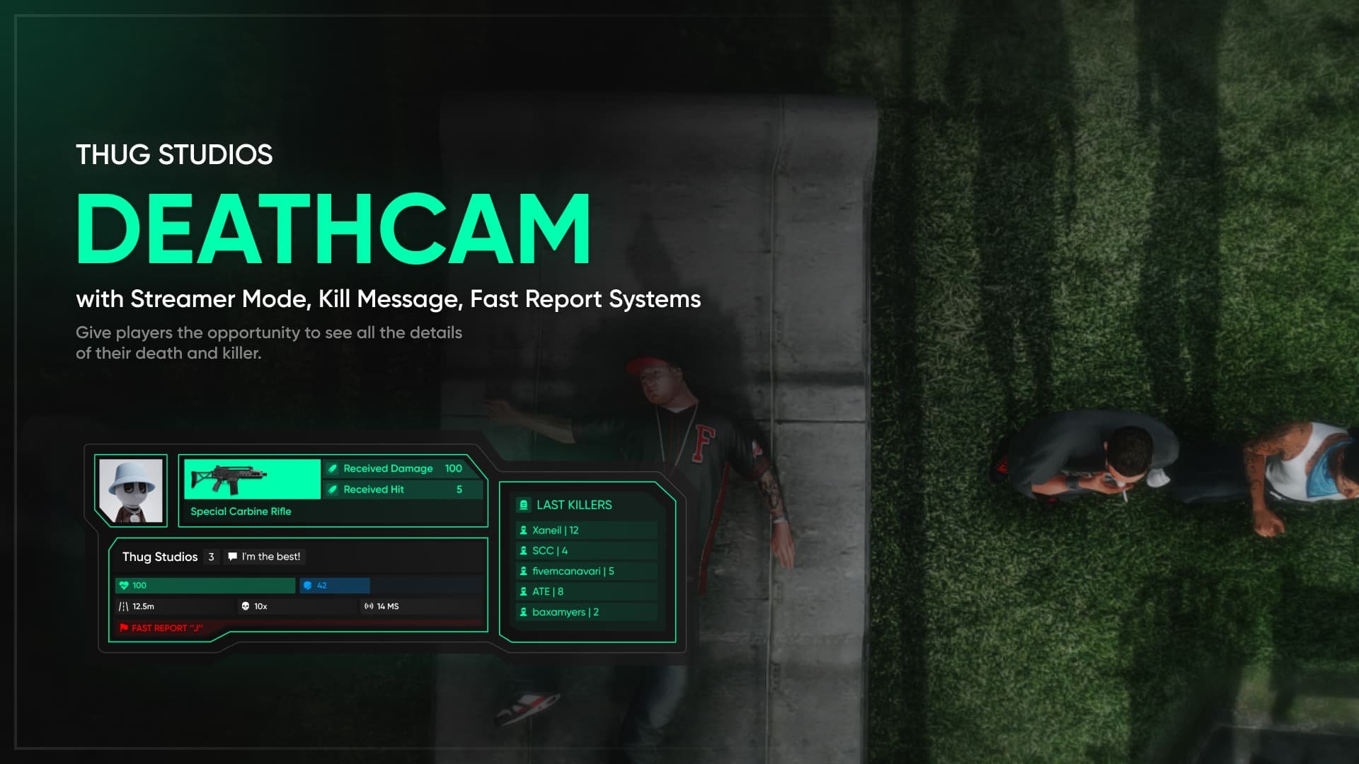 Most Advanced Deathcam Script | FiveM Script product image (1)