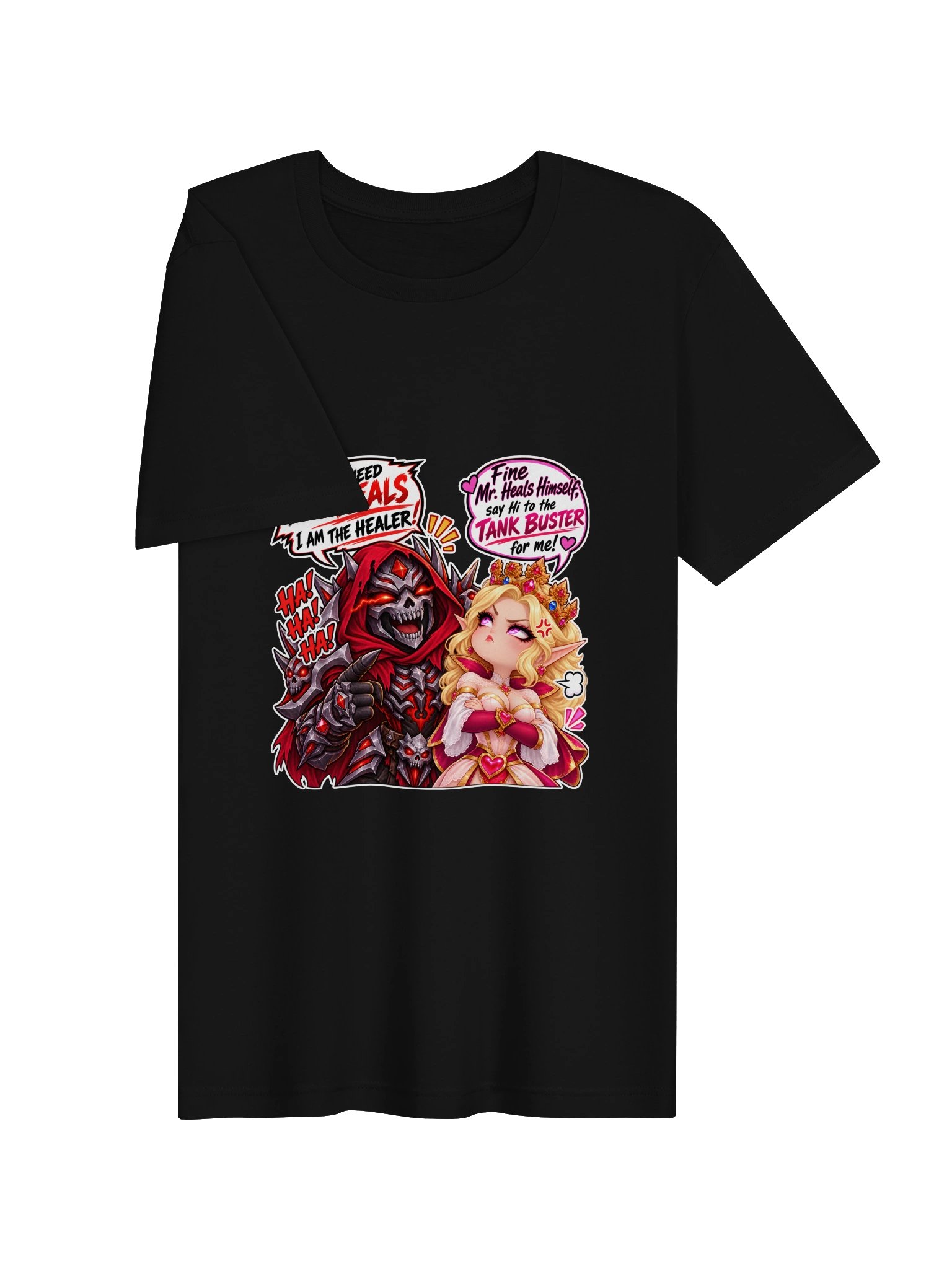 Guild Leader Quote Series - Luna & Mali Mr. Heals Himself - Unisex t-shirt product image (3)