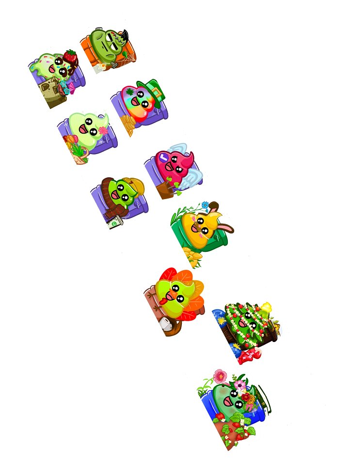 Poops Pooping Jumbo Sticker Sheet product image (2)