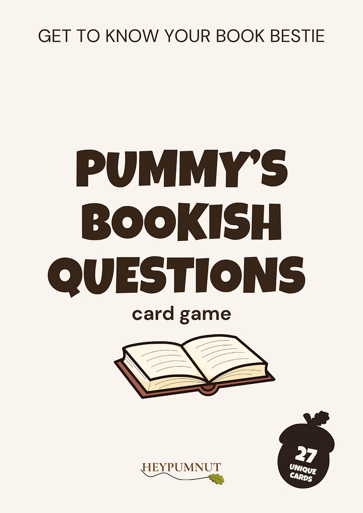 Pummy’s Bookish Questions (Free Printable PDF) product image (2)