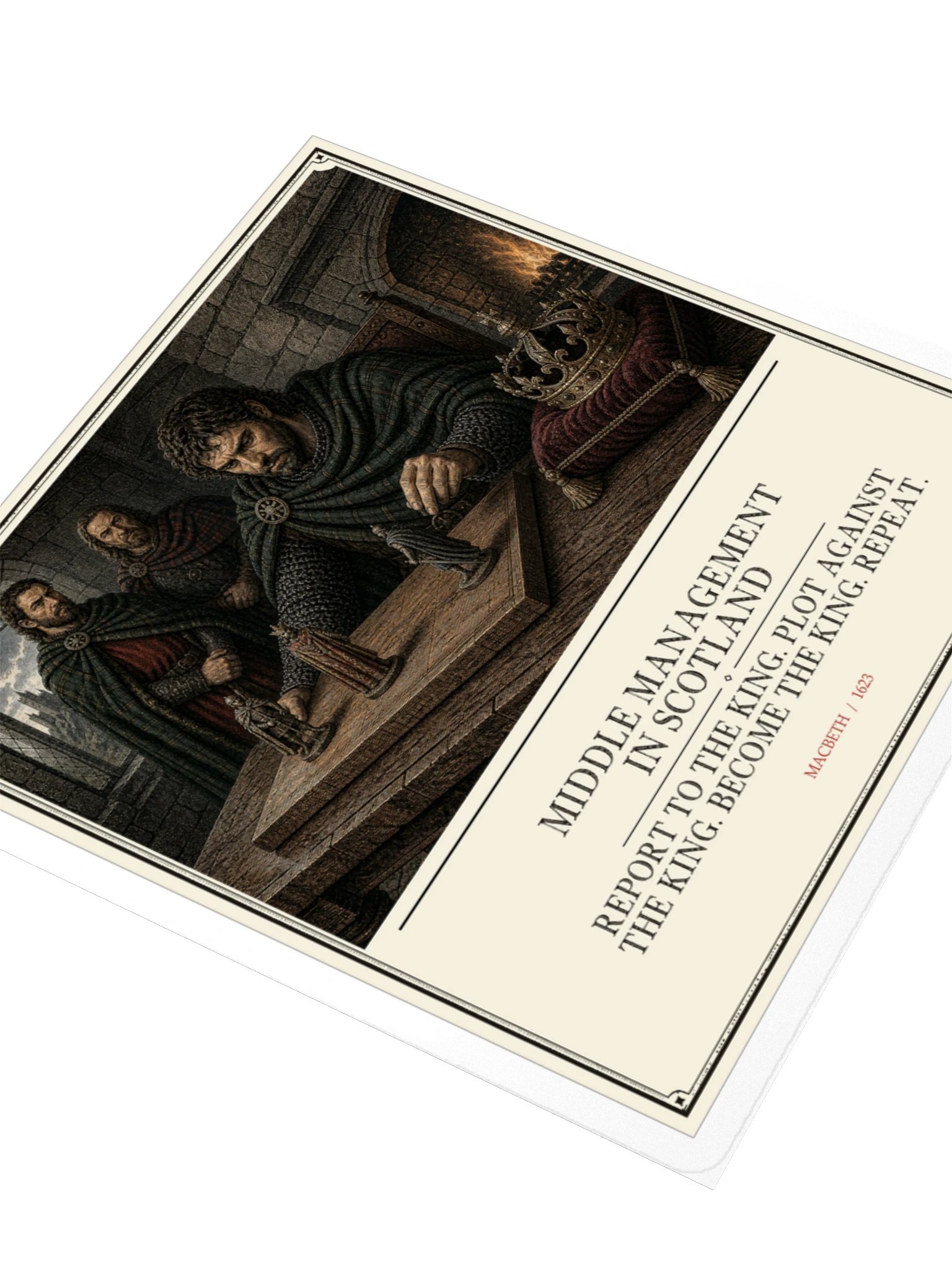 Middle Management Scotland -- Macbeth Sticker product image (3)