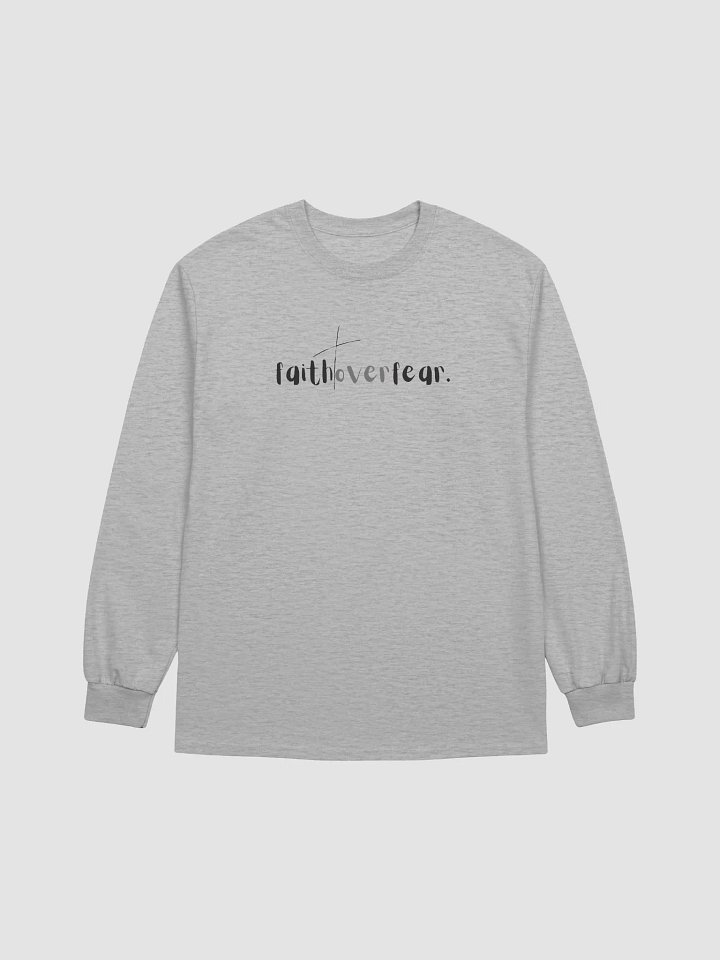 Faith Over Fear Long Sleeve Tee product image (6)