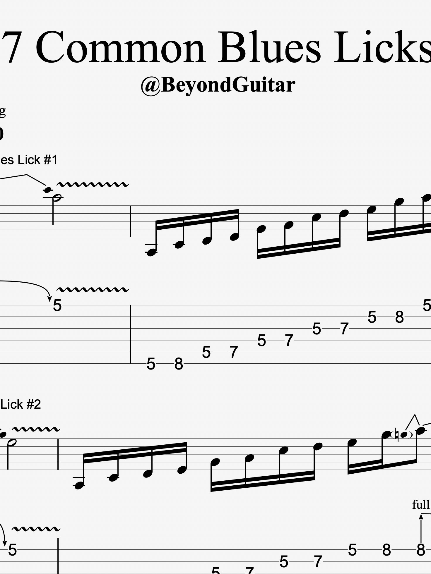 7 Common Blues Licks product image (1)