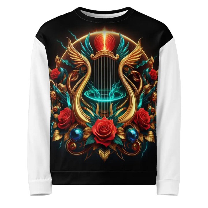 Mystical Golden Harp - Unisex Sweatshirt #20 product image (1)