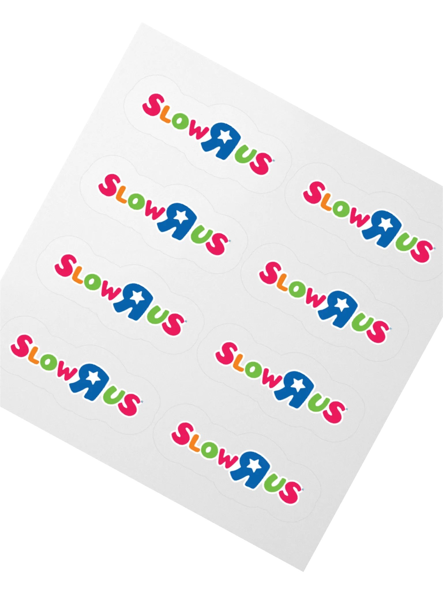 SLOW-R-US STICKERS (8-PACK) product image (2)