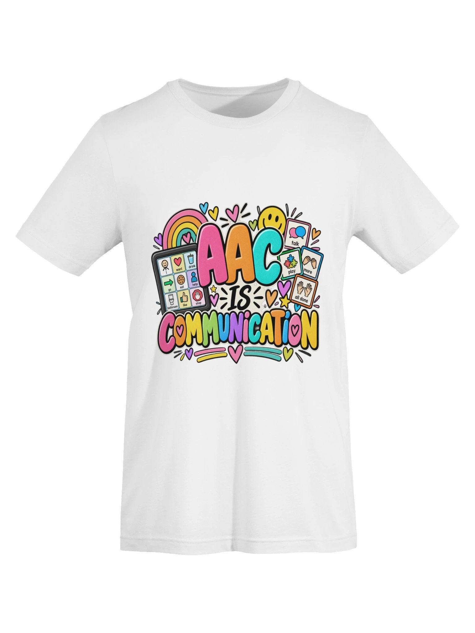 AAC Is Communication T-Shirt (POD Ready) product image (17)