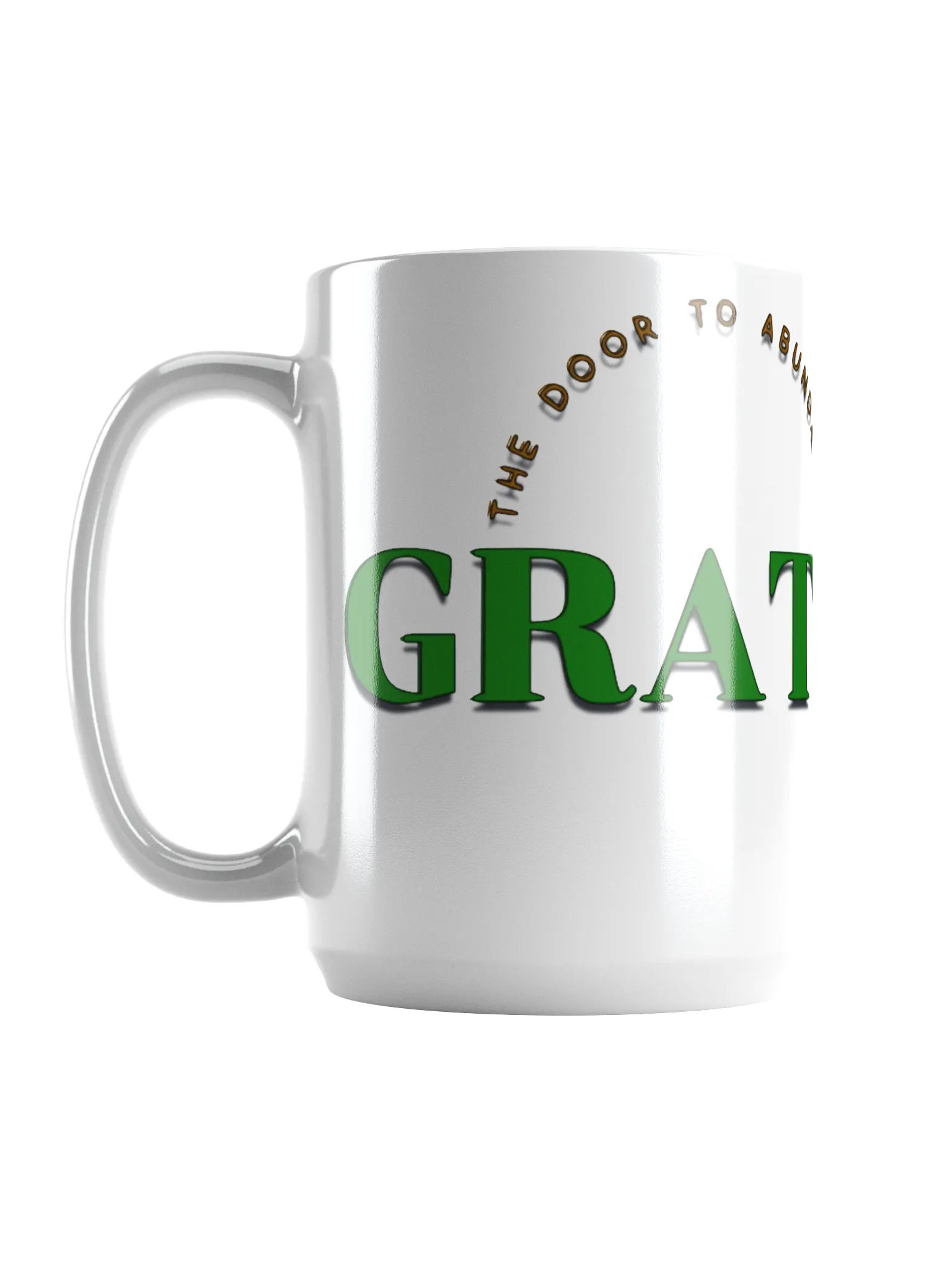 Gratitude Loop White Glossy Mug product image (6)