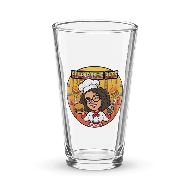 BurgerTimeBabe Shaker Pint Glass product image (1)
