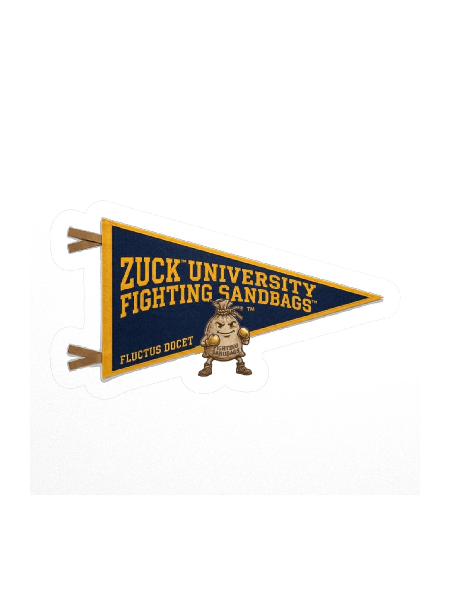 Fighting Sandbag Zuck University Banner (3 sizes) product image (1)