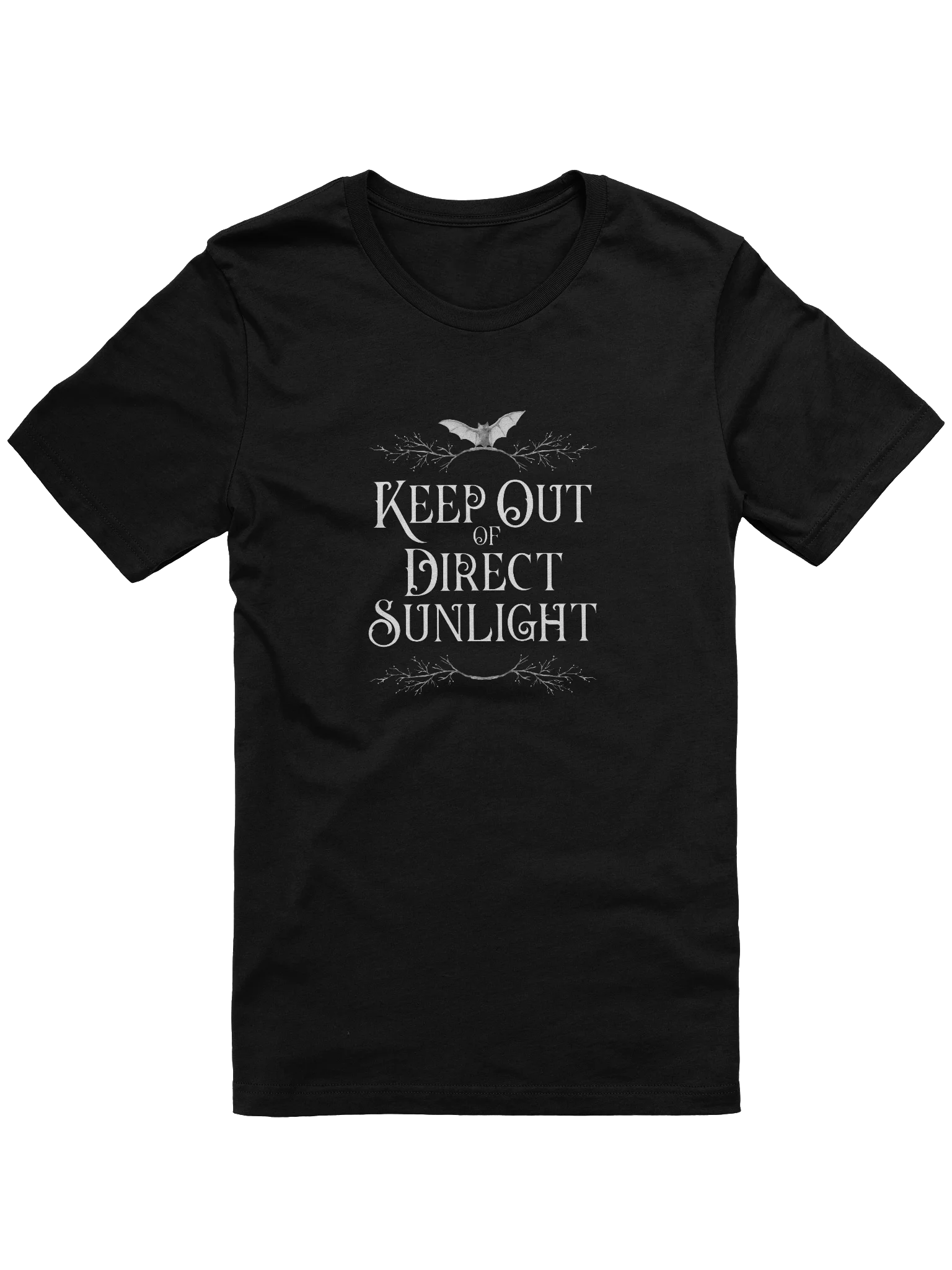 Gothic Bat Keep Out T-Shirt product image (73)