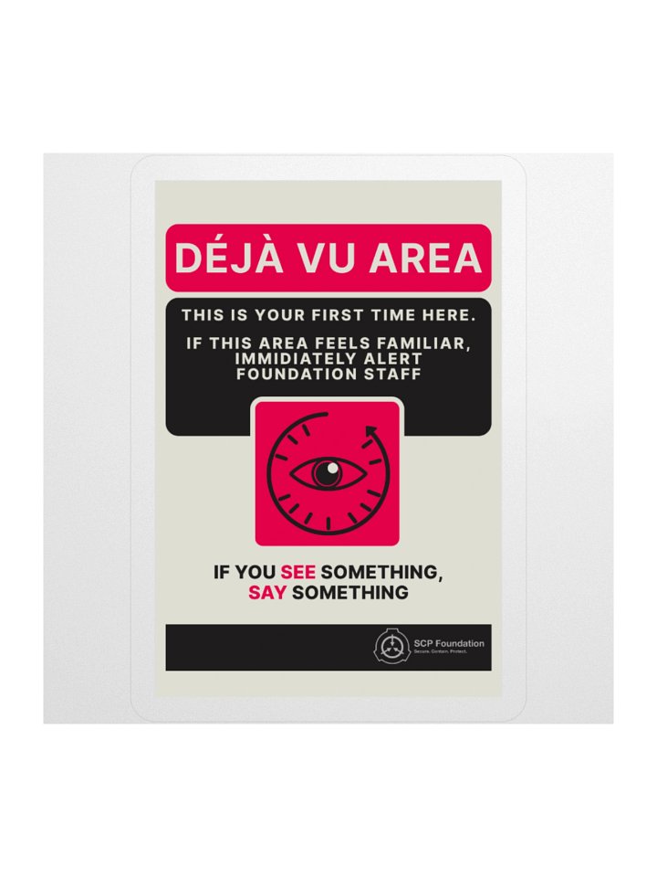 DEJA VU sticker product image (1)