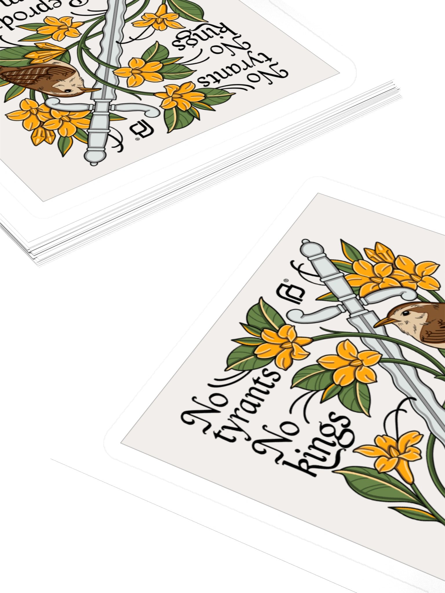 No Tyrants, No Kings Sticker — South Carolina product image (4)