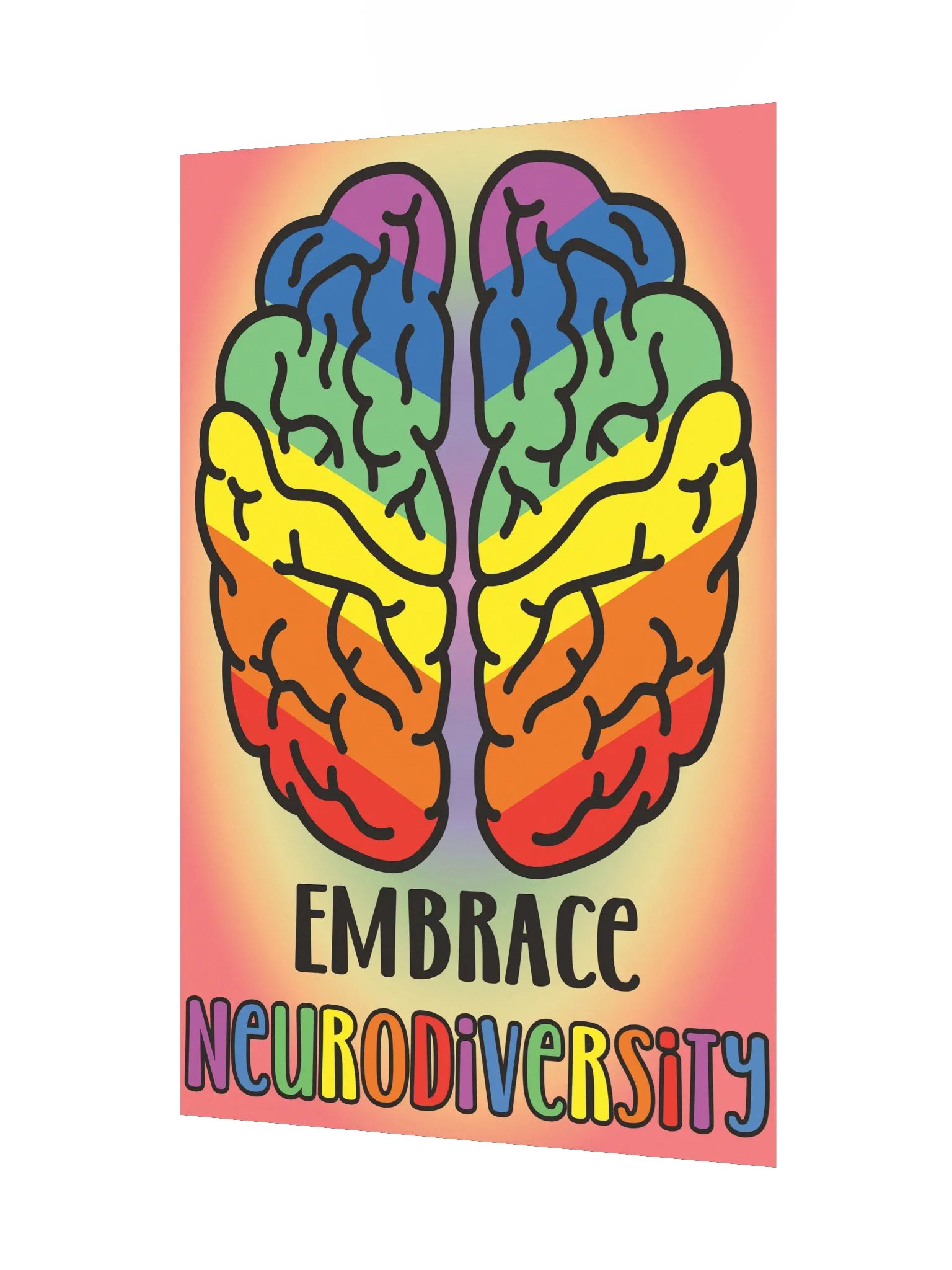 Embrace Neurodiversirty Poster product image (3)