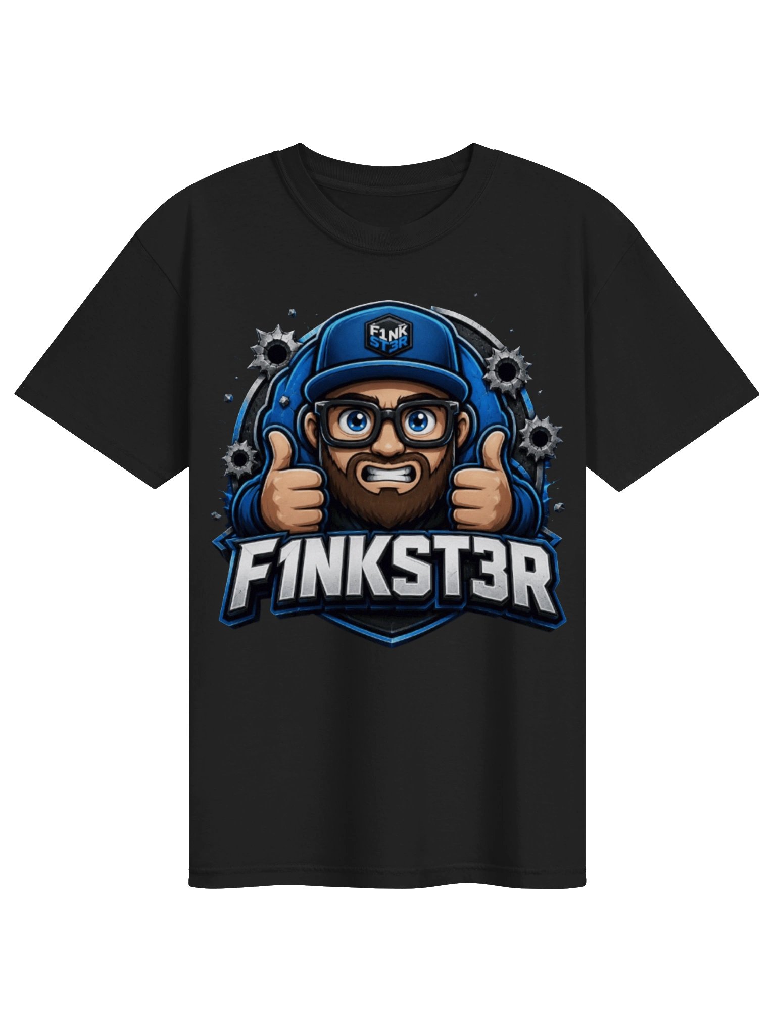 F1NKST3R Thumbs-Up Gaming Logo Tee product image (1)