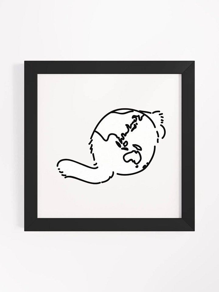 Planet Manul Asia & Oceania - Framed Print product image (3)