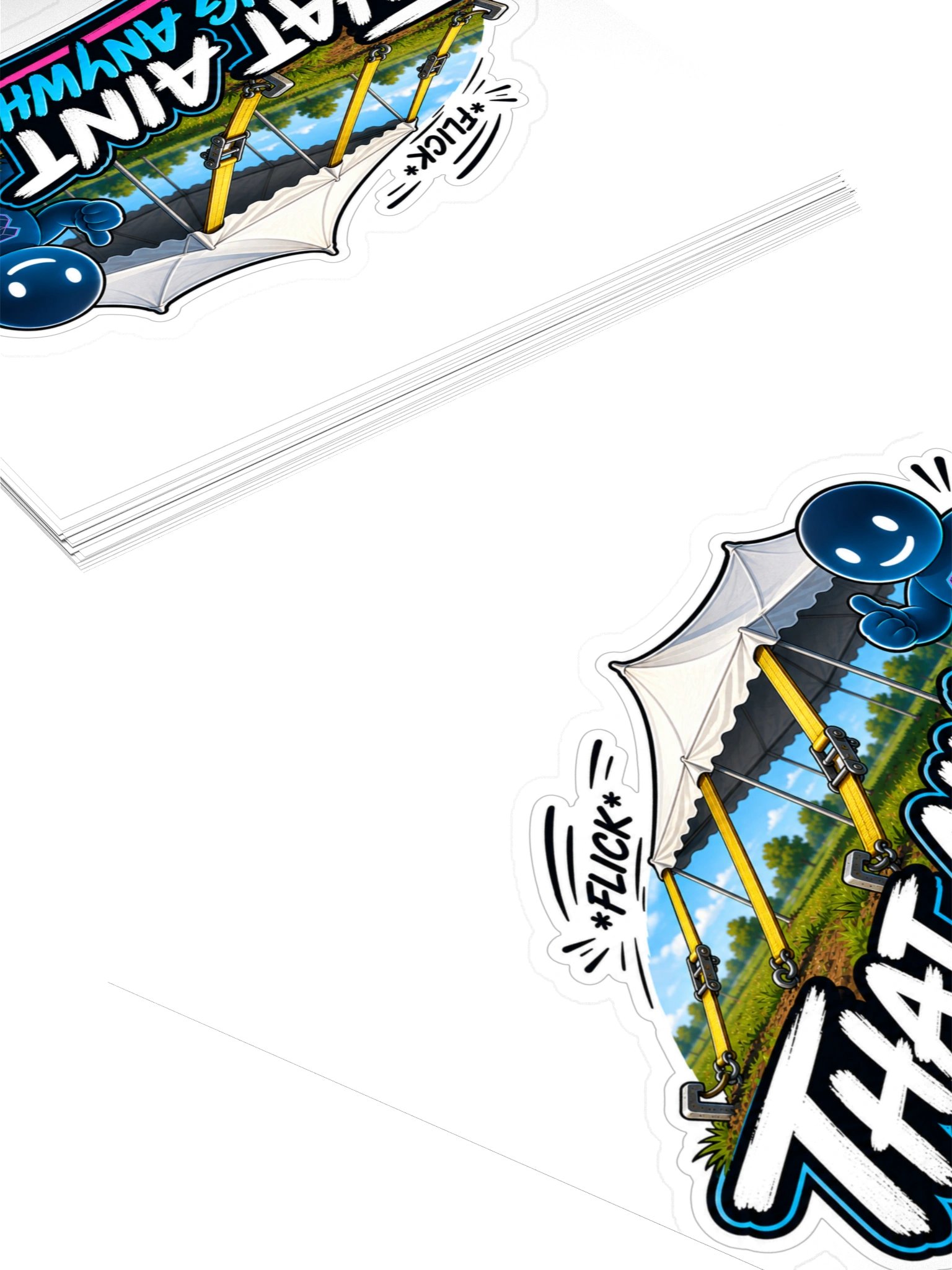 That Ain’t Going Anywhere Kiss Cut Sticker product image (4)