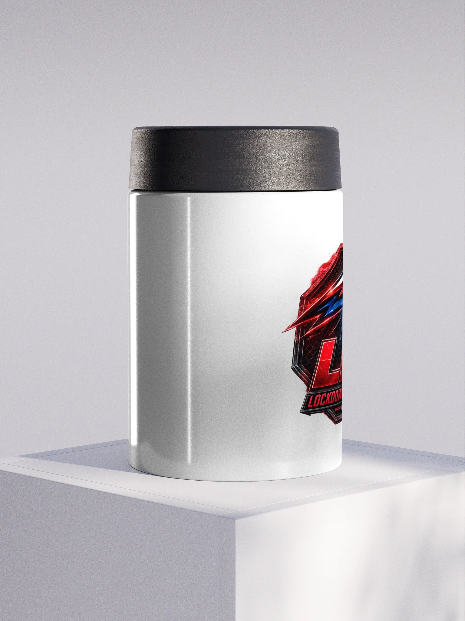 LFL Lockdown Fighting League Stainless Steel Koozie product image (1)