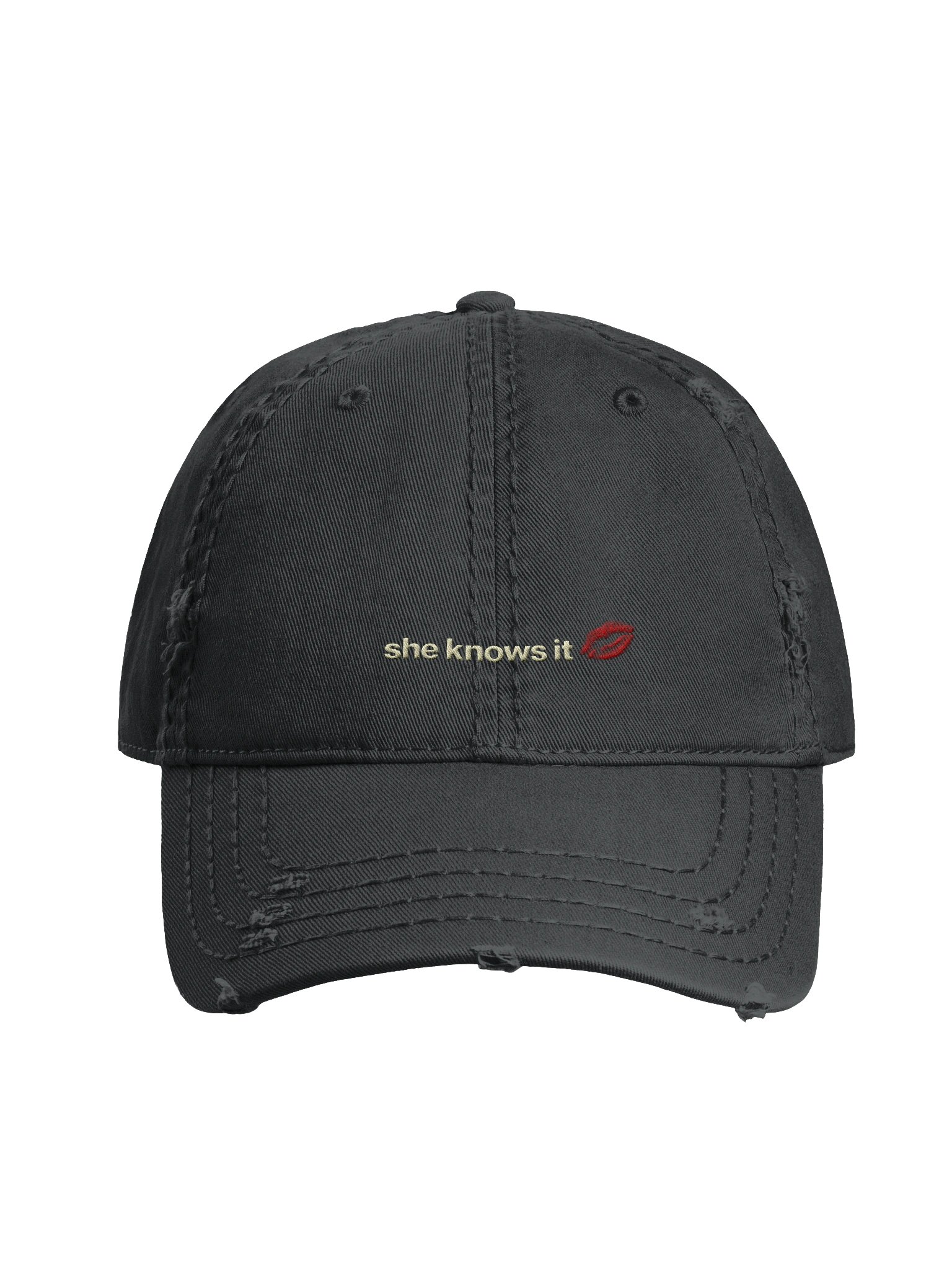 She Knows It™ Distressed Hat product image (1)