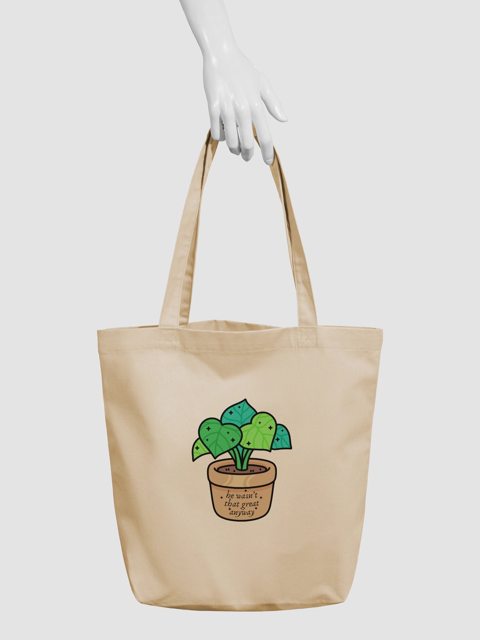 He Wasn't That Great Anyway Eco-Friendly Tote Bag product image (3)