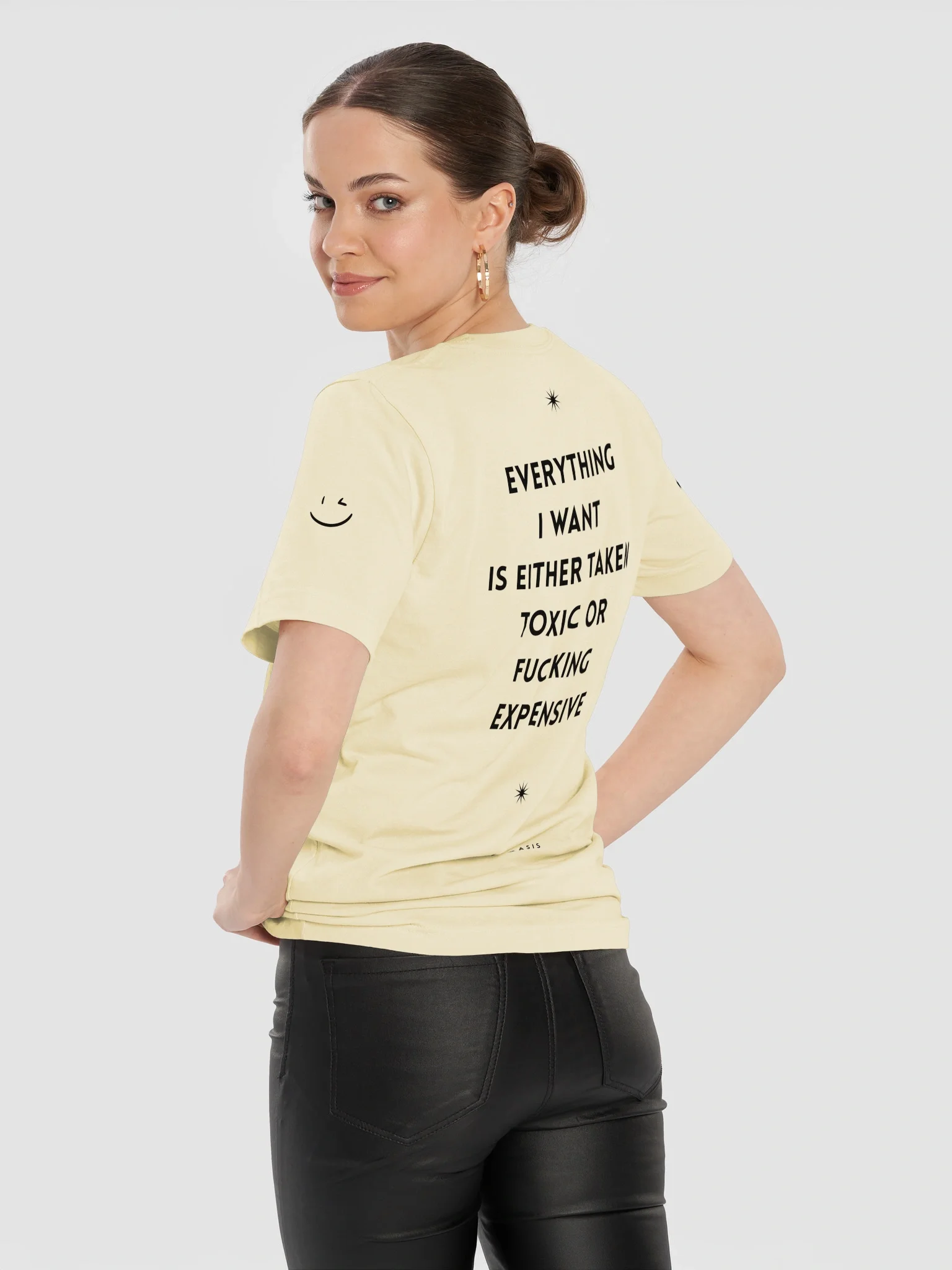 Everything I want Tee - Yellow — Natural, photo 7
