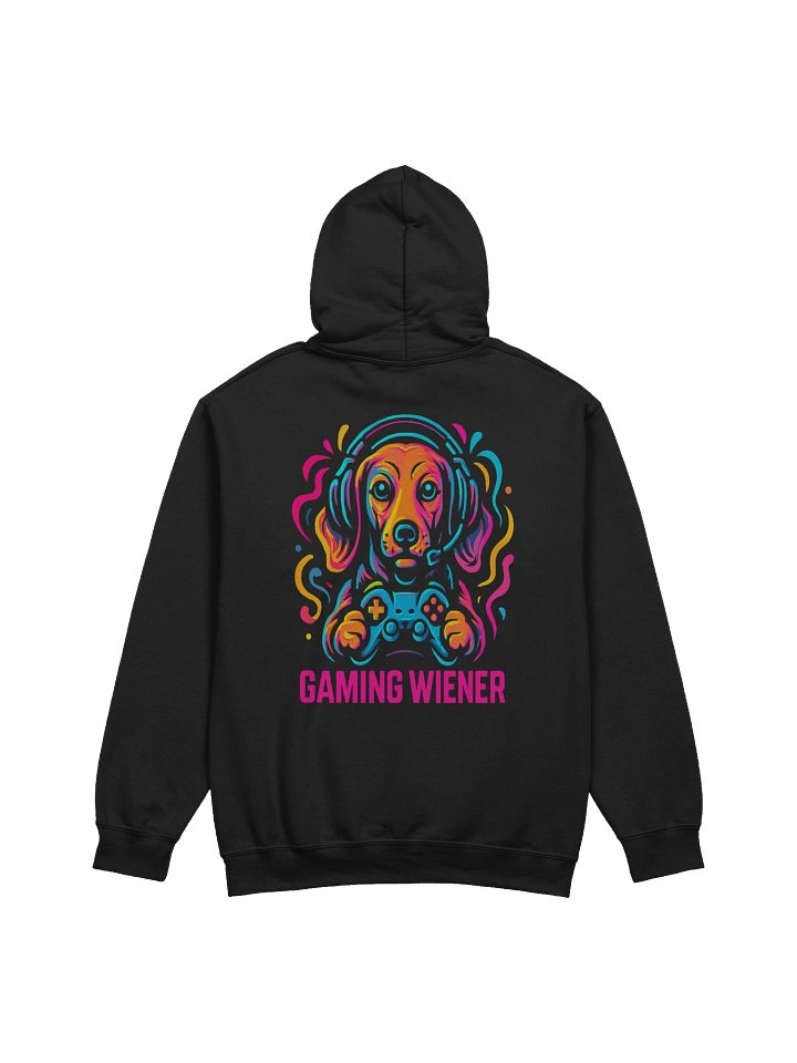 Gaming Wiener Neon Dachshund Gamer Hoodie product image (2)