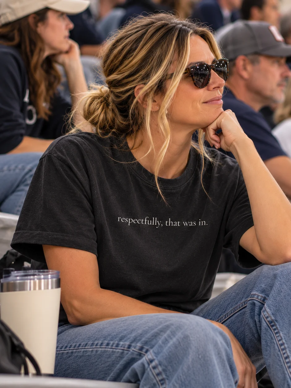 Respectfully, That Was In Tee product image (1)