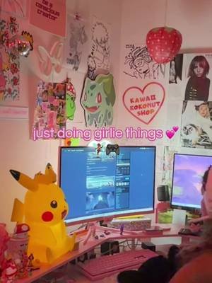 🎀 browsing #steamgames 4 something new 🧚🏾‍♀️🎮✨ #girlgamers #anime #pinksetup 🩷  