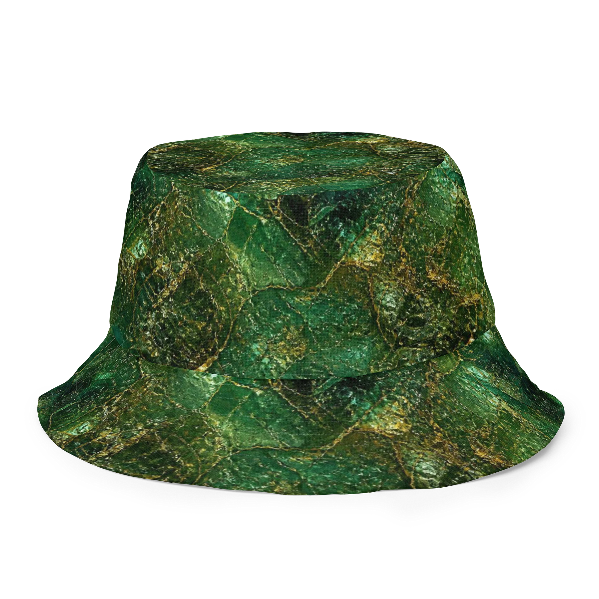 "A522" Emerald Gold Vein Bucket Hat product image (2)