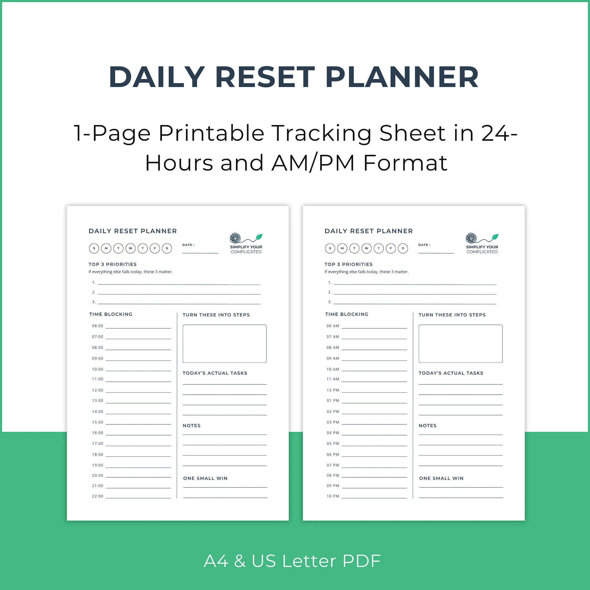 Daily Reset Planner product image (1)