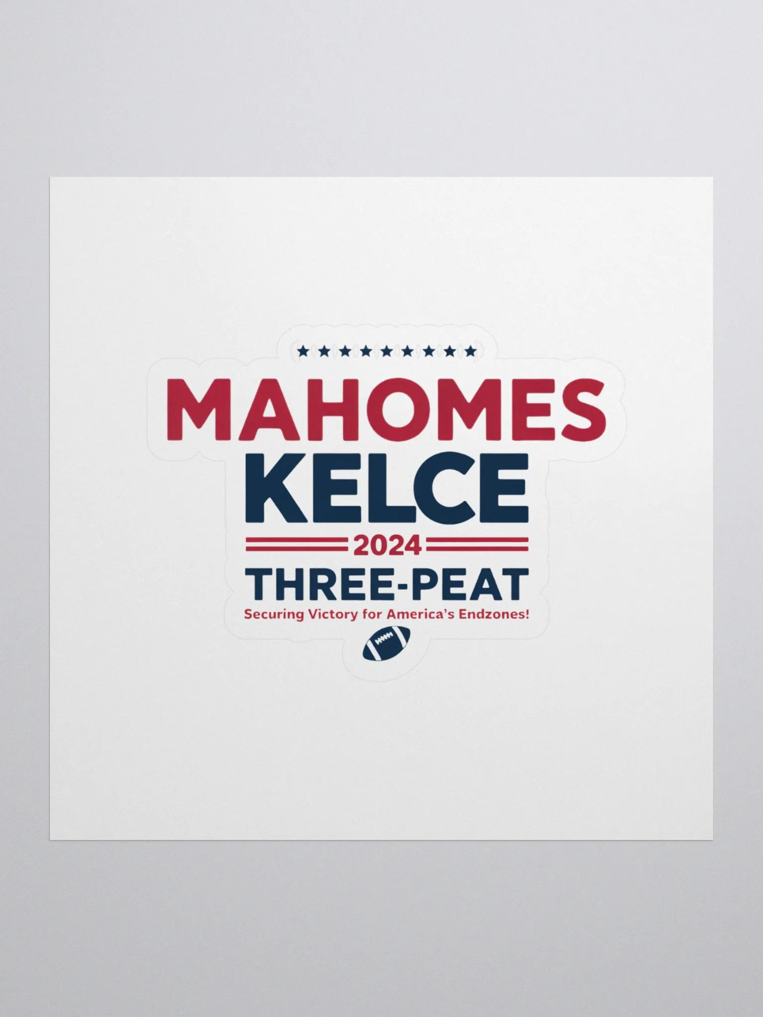 Mahomes & Kelce 2024 Campaign Stickers product image (1)