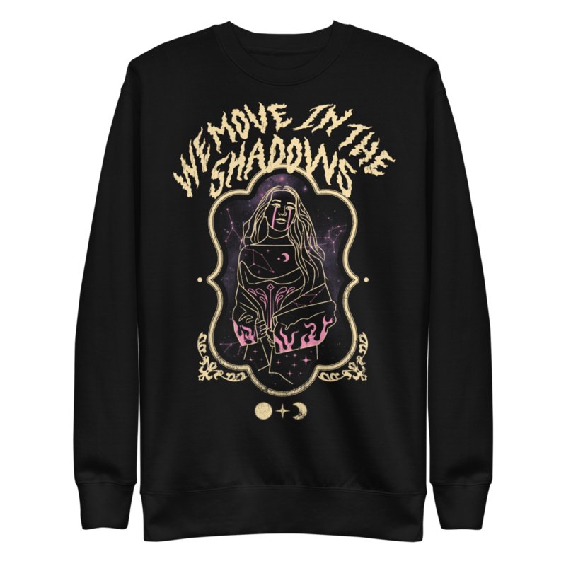 Vintage We Move In The Shadows Crew Neck Sweatshirt product image (4)