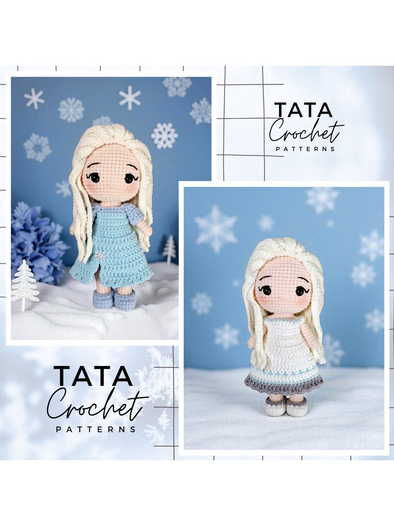 PDF -♡- Doll Dress Up & Transformation -♡- Princess Amigurumi Crochet Pattern product image (1)