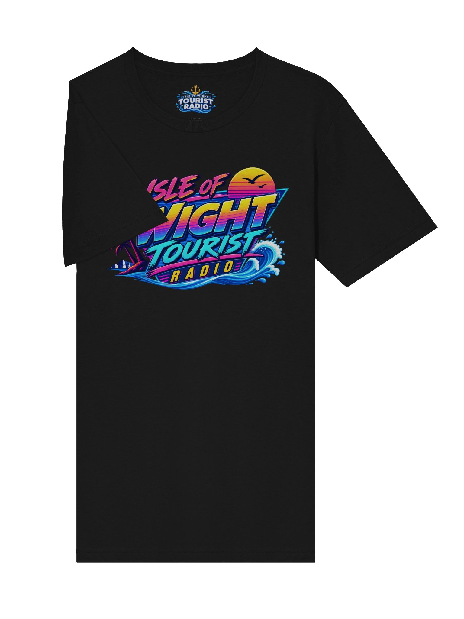 Isle of Wight Tourist Radio – Retro 80s T-Shirt product image (5)