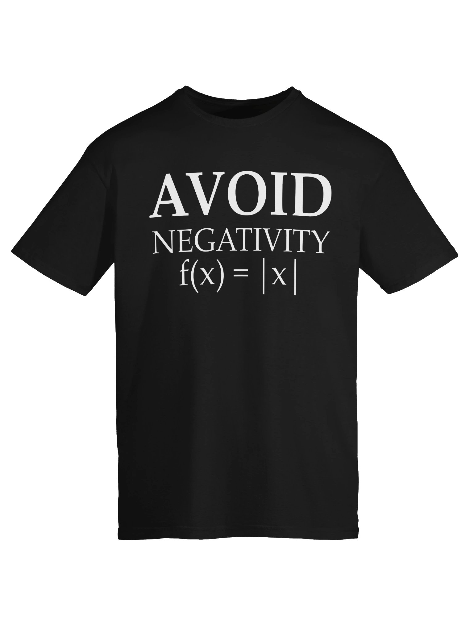 Avoid Negativity – Funny Math Absolute Value T-Shirt product image (5)