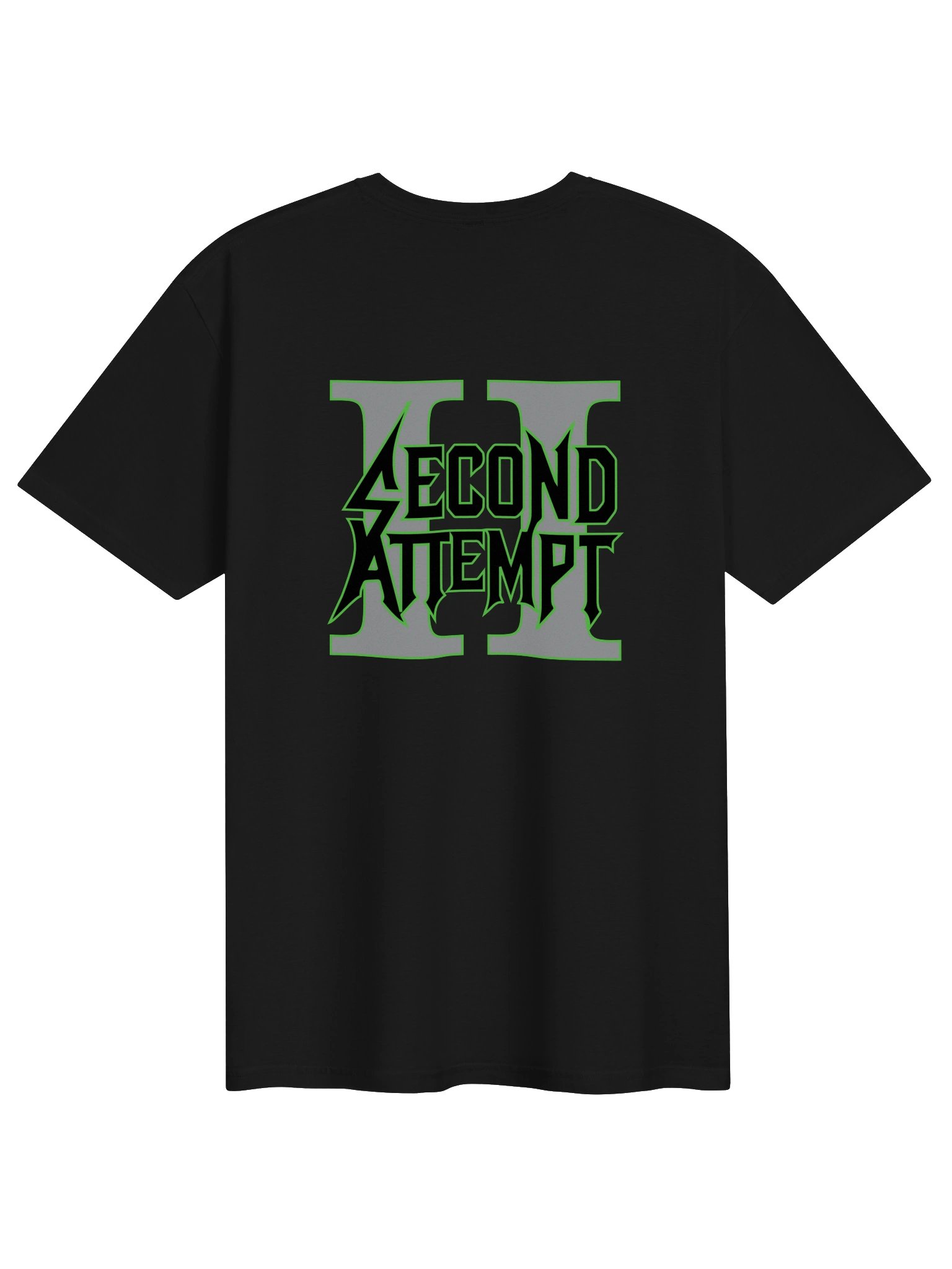 Neon Green Logo Tee - Front/Back product image (2)