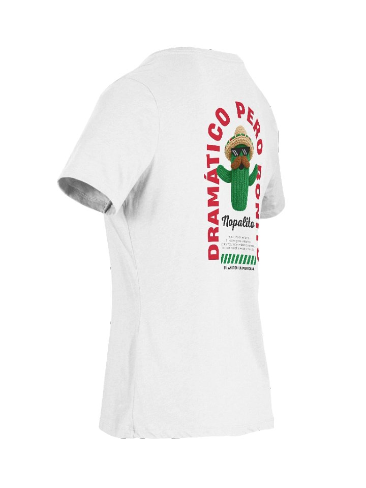 "Nopalito" Dramático pero Bonito V-Neck T-Shirt (Light Edition) product image (1)