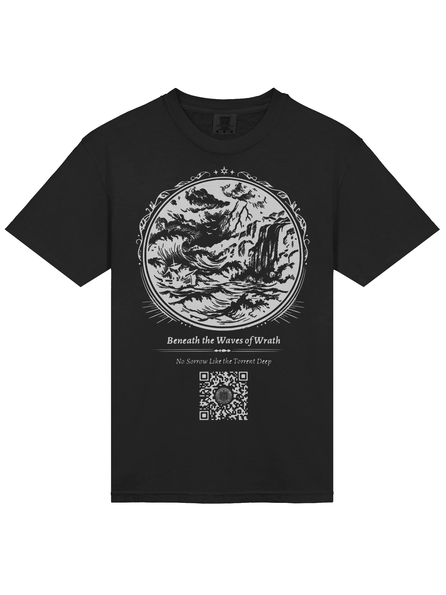 Waves of Wrath (White on Black/Color) product image (3)