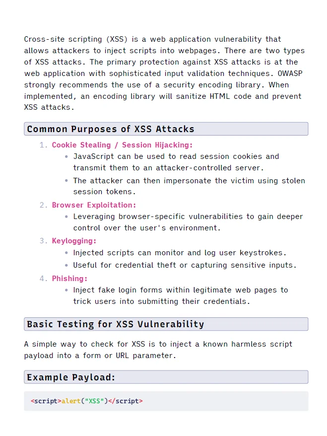 XSS Cheat Sheets | V1 product image (2)