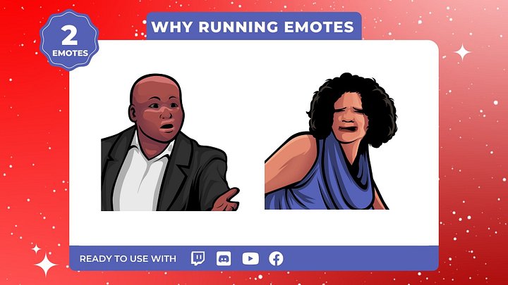 Running Meme Emotes 2-Pack product image (1)