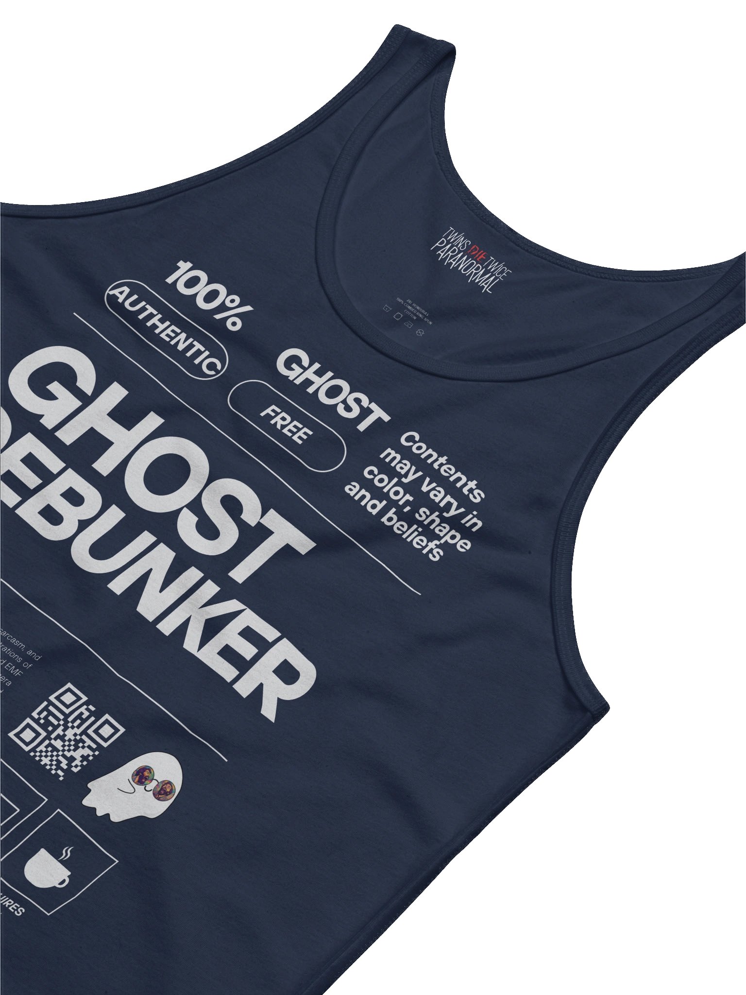 Certified Ghost Debunker Label Tank product image (14)