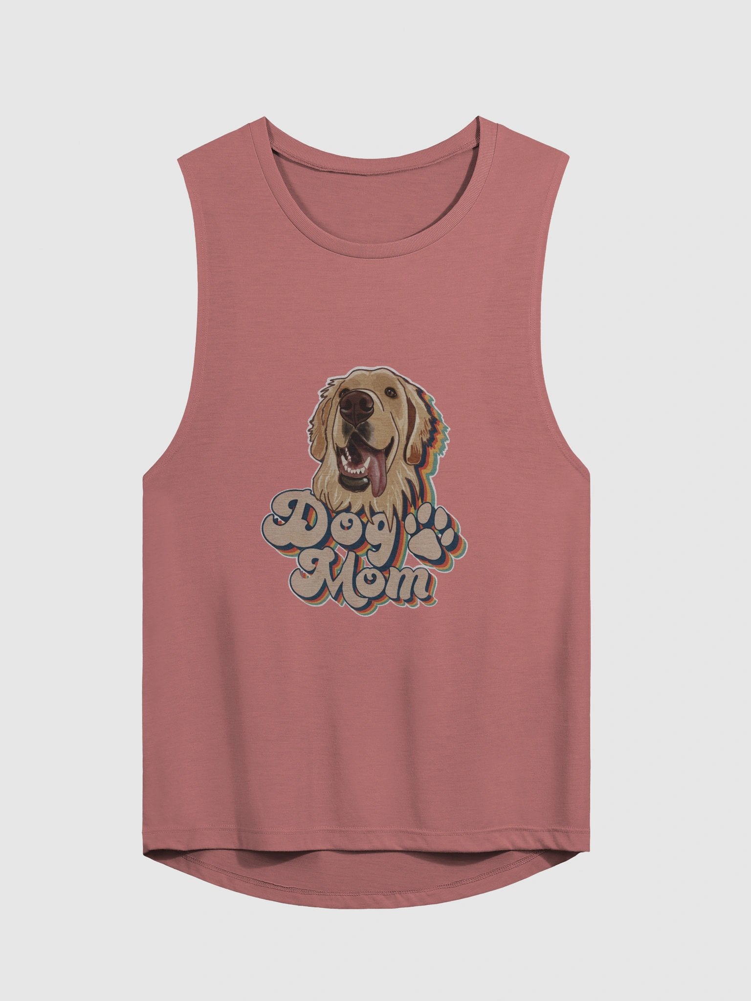 Golden Retriever Dog Mom Tank - Large print product image (2)