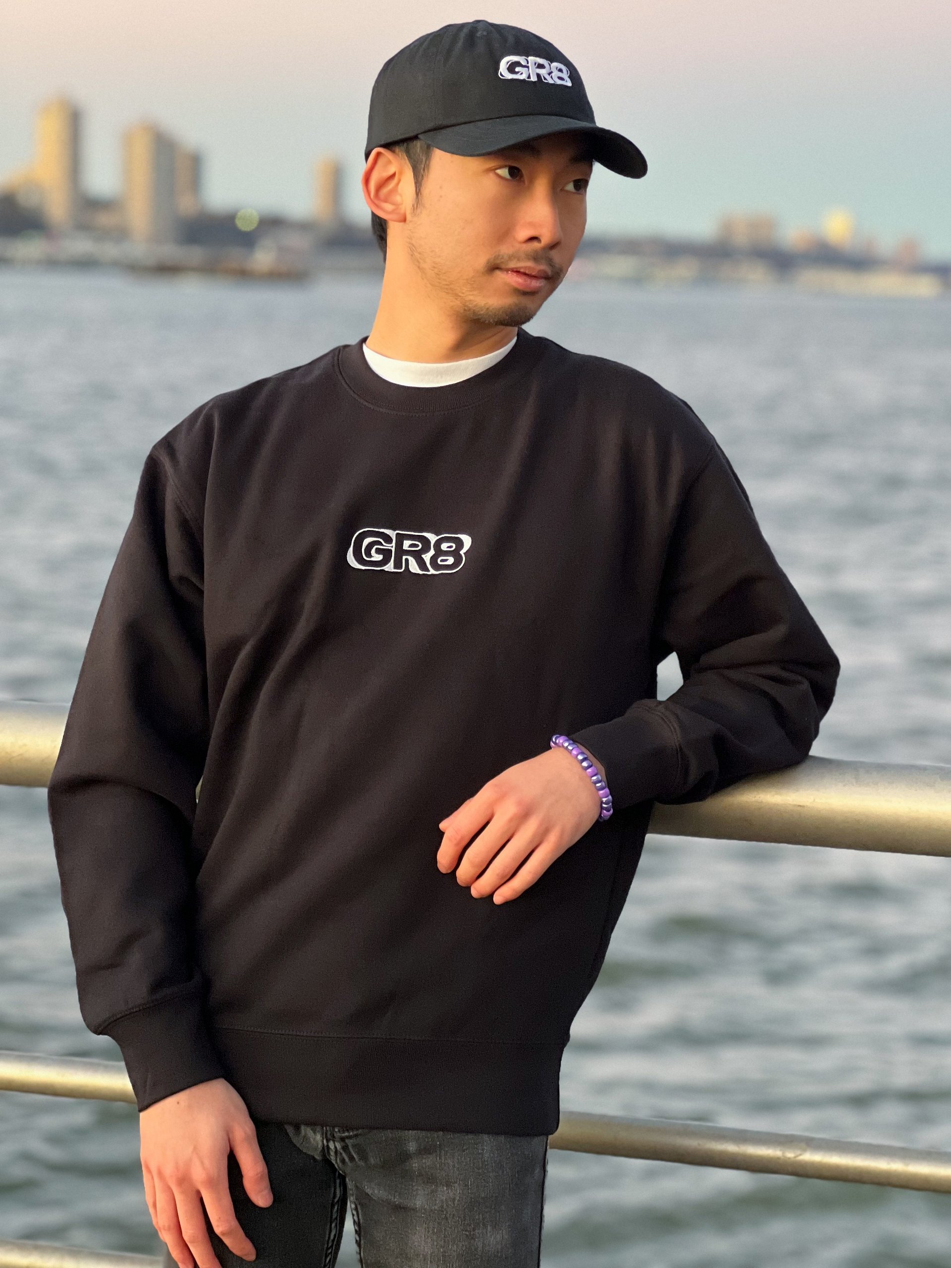 GR8 Minimal Embroidered Sweatshirt (Dark Ver.) product image (3)