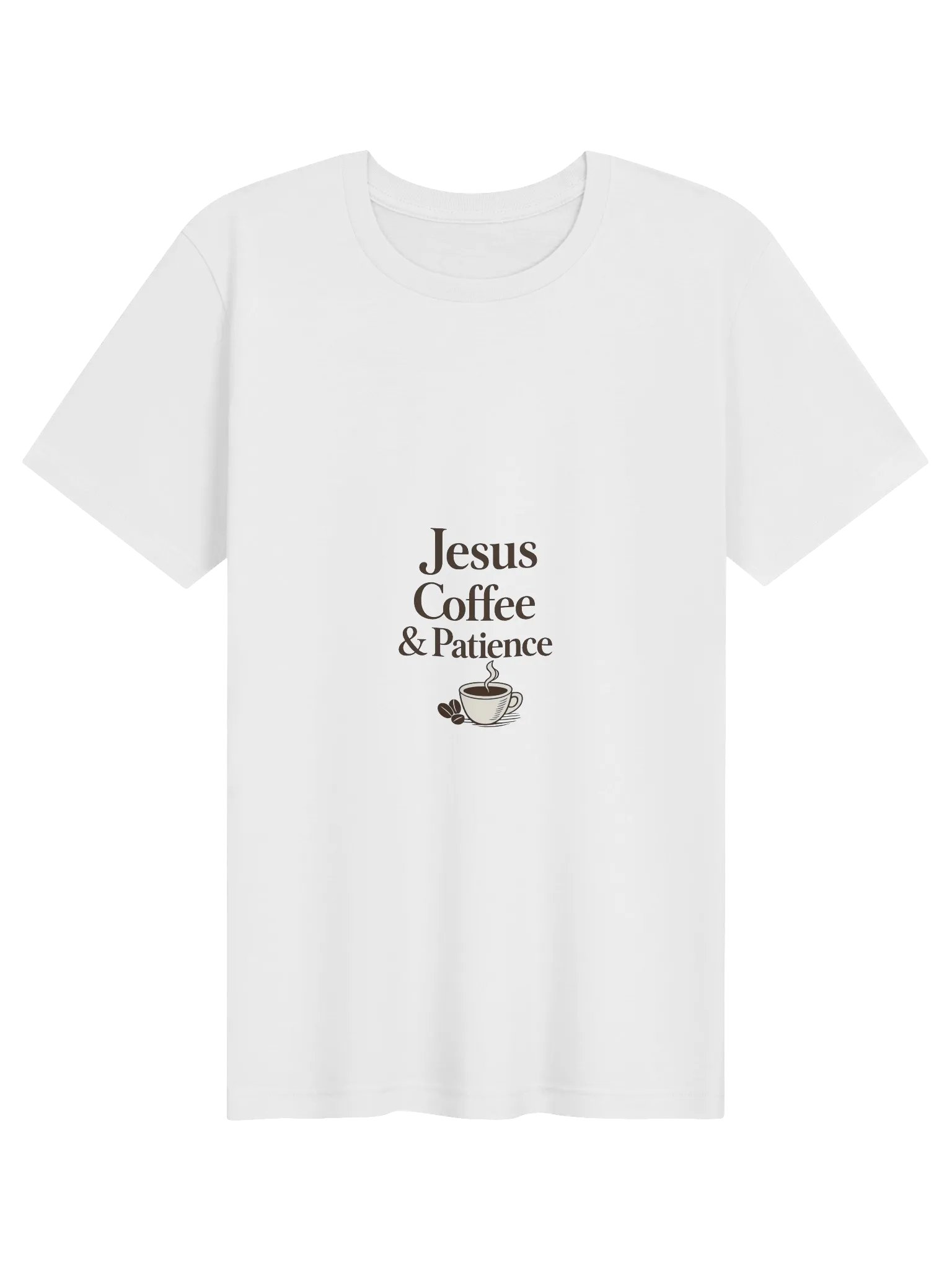Jesus Coffee & Patience Tee product image (1)