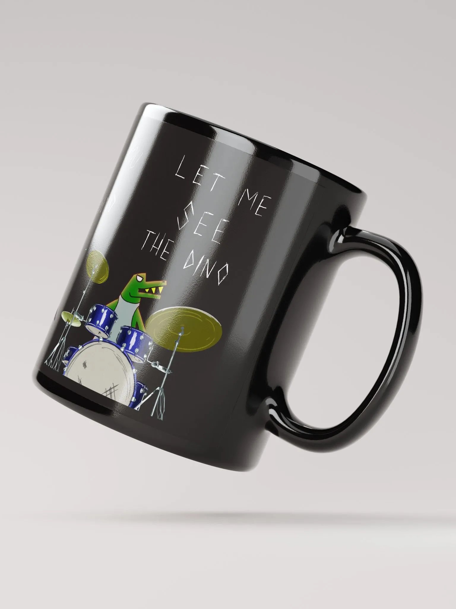 Dino Metal Black Mug product image (6)