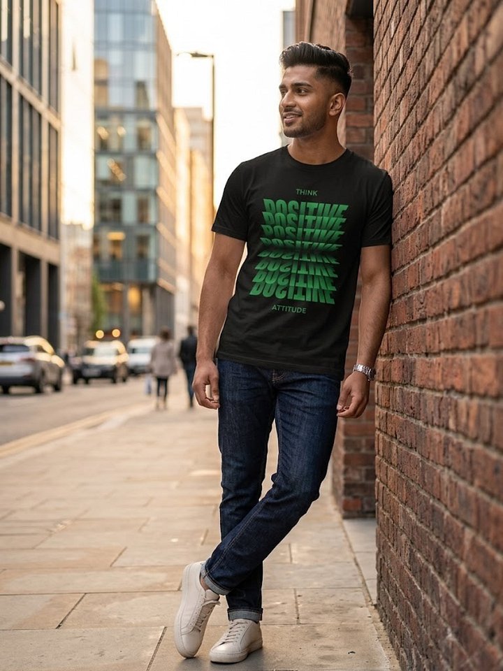 Think Positive Attitude T-Shirt product image (1)