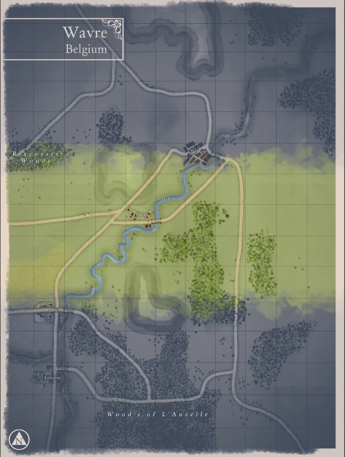 Wavre battle map. product image (2)