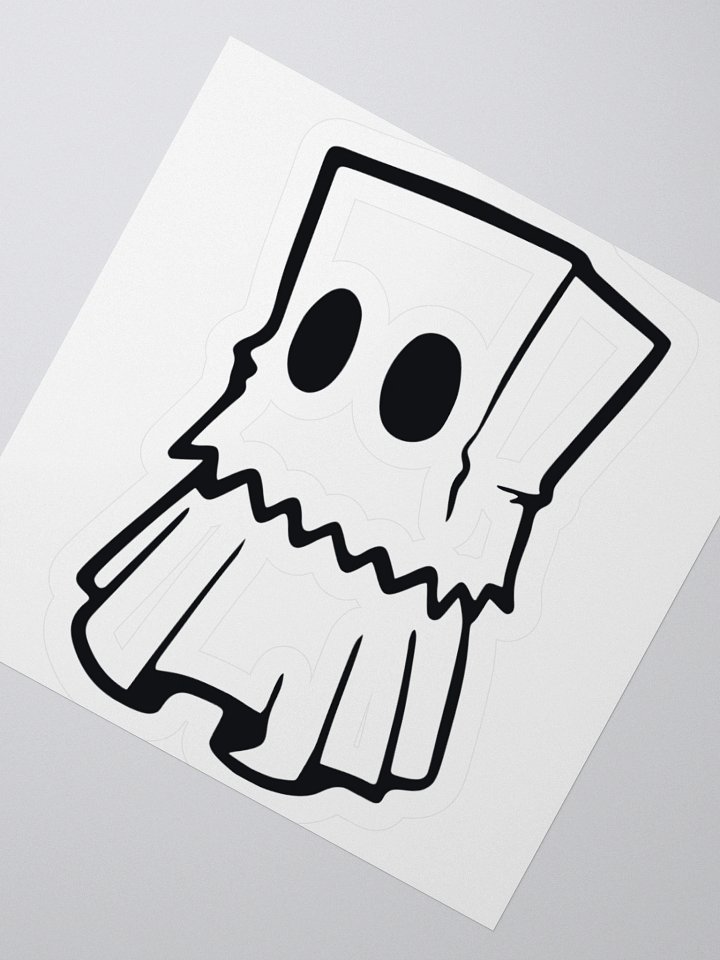 Bagged Ghost Sticker Decal product image (3)