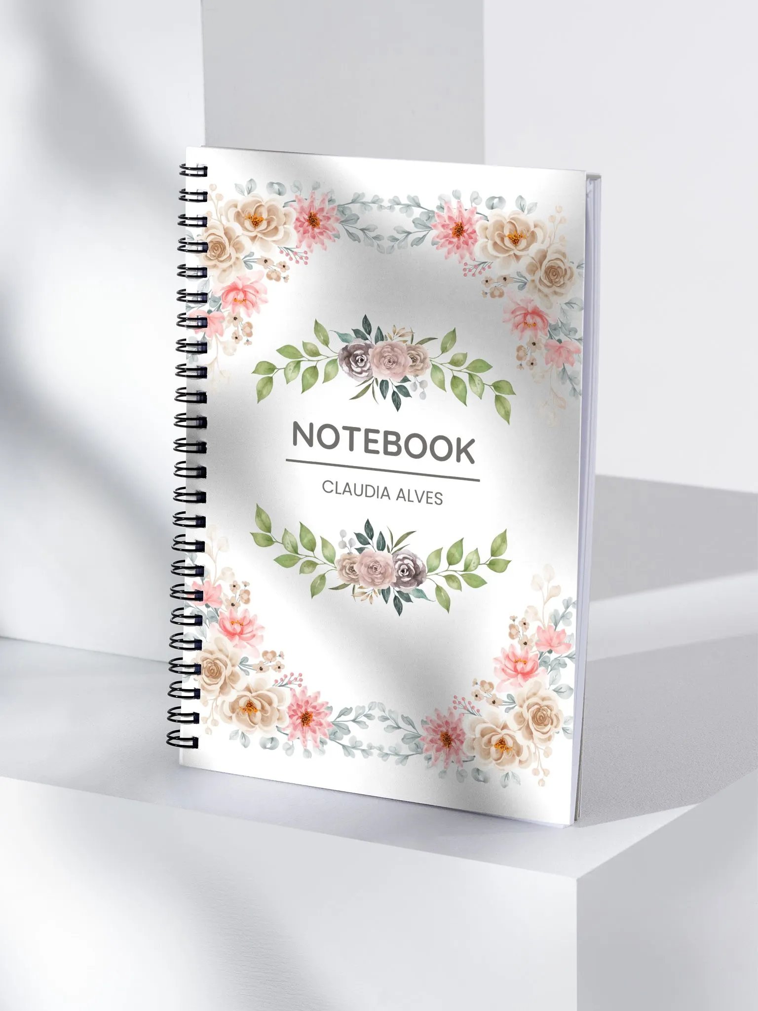 Floral Elegance Spiral Notebook product image (4)